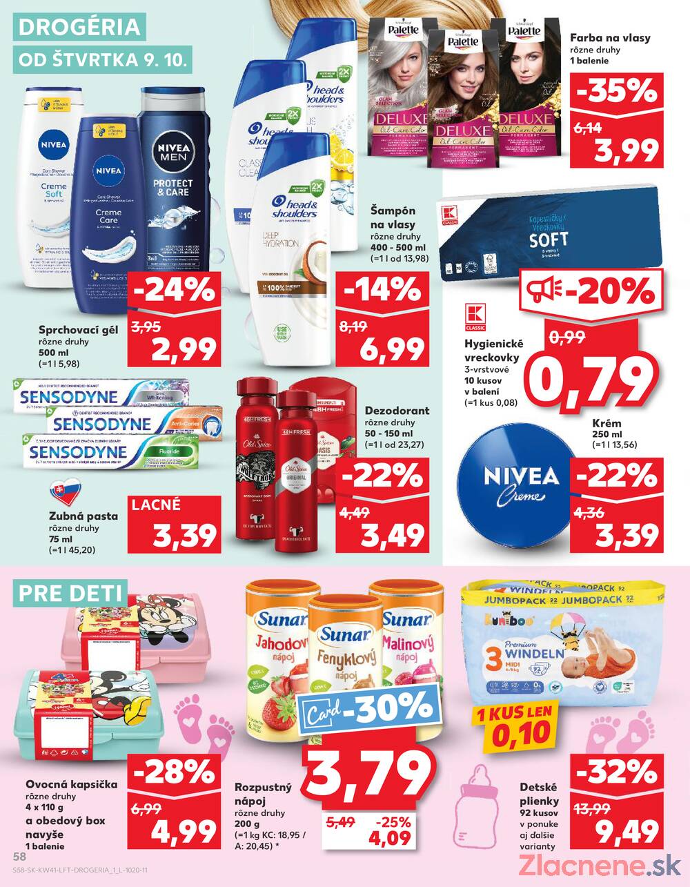 Leták Kaufland - Kaufland 9.10. - 15.10. - Kaufland Veľký Meder - strana 58