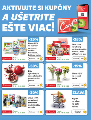 Kaufland 9.10. - 15.10. - Kaufland Trnava - Nová ul.