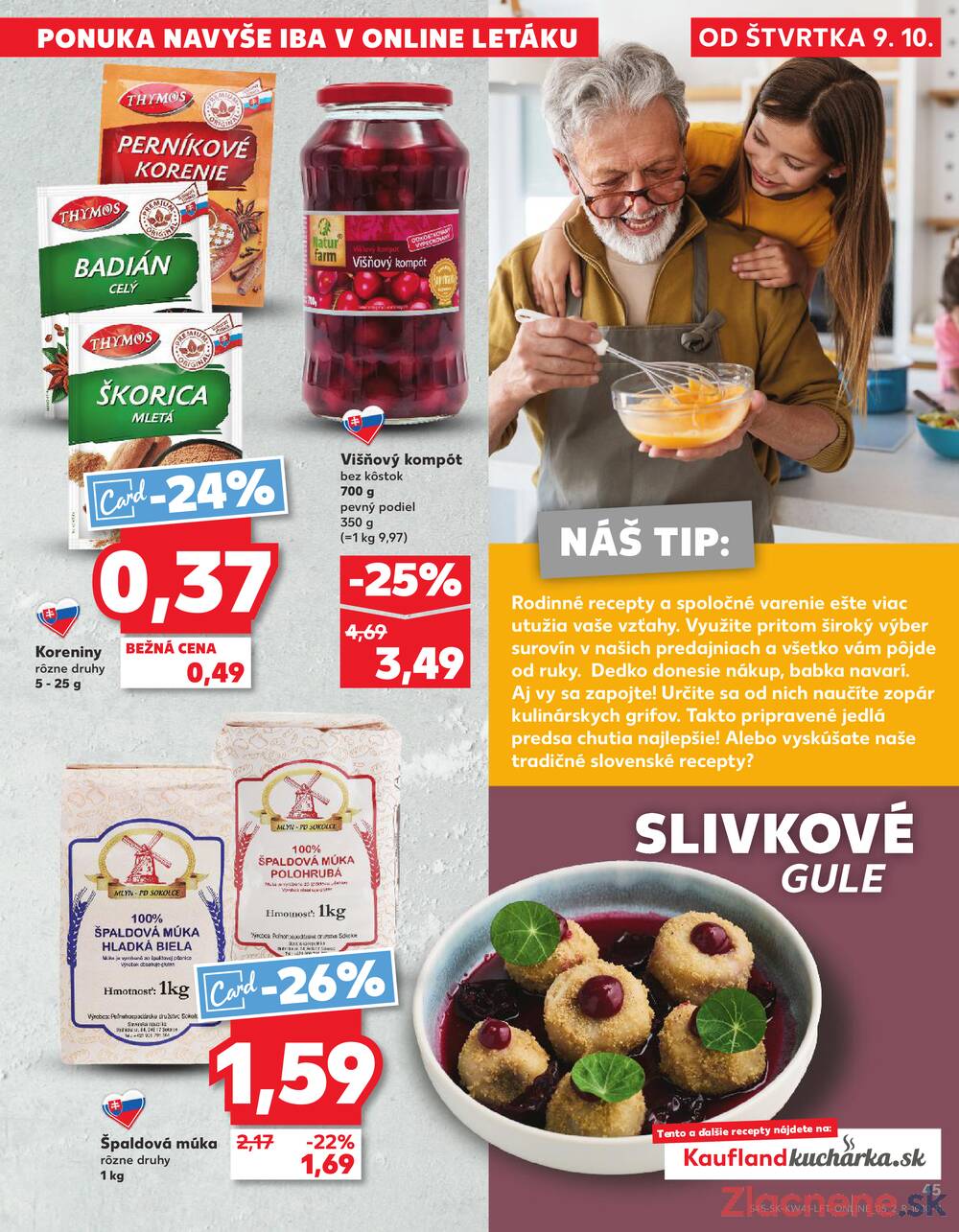 Leták Kaufland - Kaufland 9.10. - 15.10. - Kaufland Bratislava - Nové Mesto - strana 45