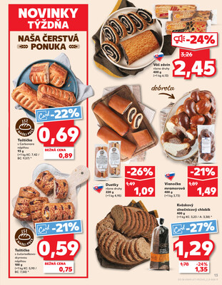 Kaufland 9.10. - 15.10. - Kaufland Bratislava - Nové Mesto