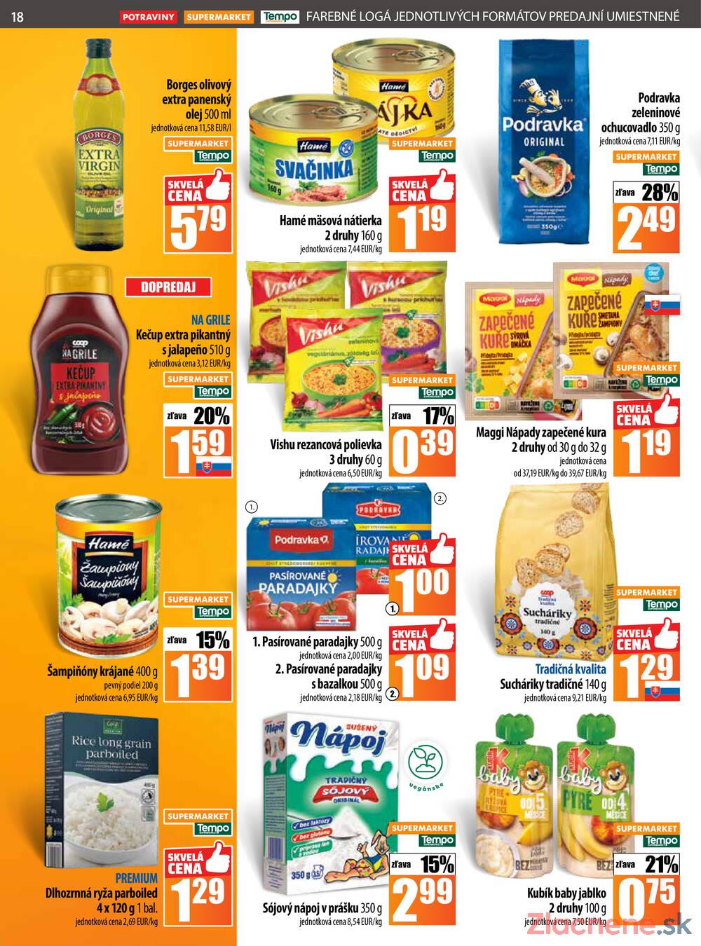 Leták COOP Jednota Slovensko - COOP do 15.10. - strana 18