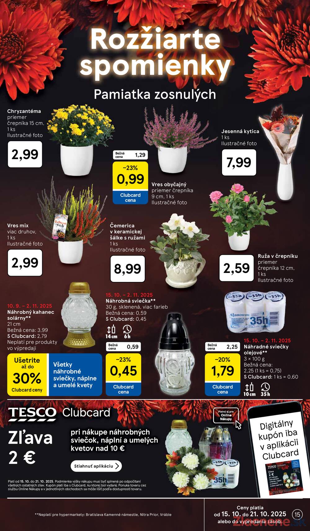 Leták Tesco - Tesco malé hypermarkety od 15.10. do 21.10.2025 - strana 15 Leták Tesco - Tesco malé hypermarkety od 15.10. do 21.10.2025 - strana 15