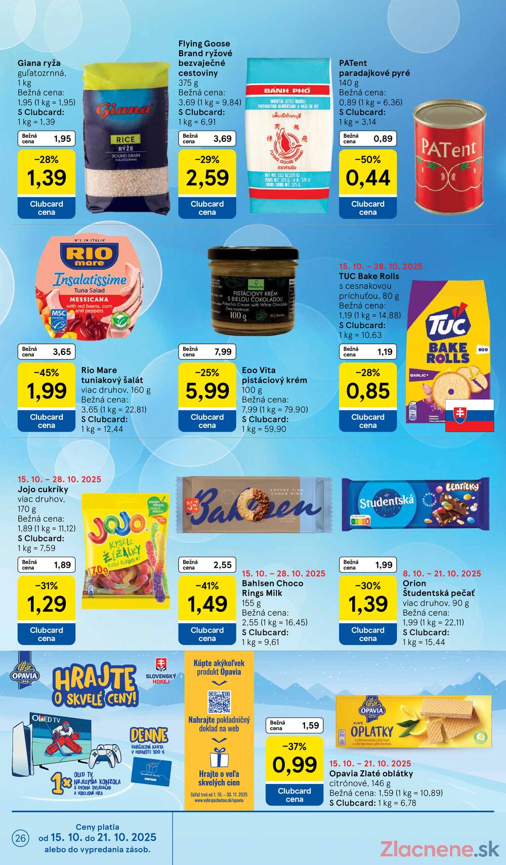 Leták Tesco - Tesco malé hypermarkety od 15.10. do 21.10.2025 - strana 26 Leták Tesco - Tesco malé hypermarkety od 15.10. do 21.10.2025 - strana 26