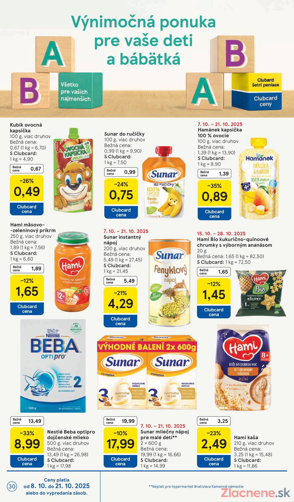 Leták Tesco - Tesco malé hypermarkety od 15.10. do 21.10.2025 - strana 30 Leták Tesco - Tesco malé hypermarkety od 15.10. do 21.10.2025 - strana 30