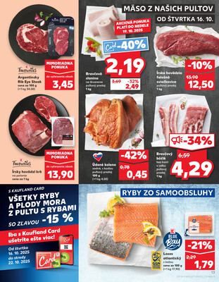 Kaufland 16.10. - 22.10. - Kaufland Tvrdošín