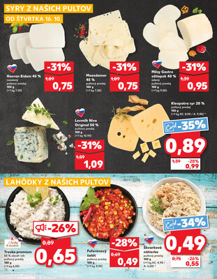 Kaufland 16.10. - 22.10. - Kaufland Tvrdošín