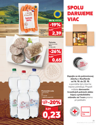 Kaufland 16.10. - 22.10. - Kaufland Tvrdošín