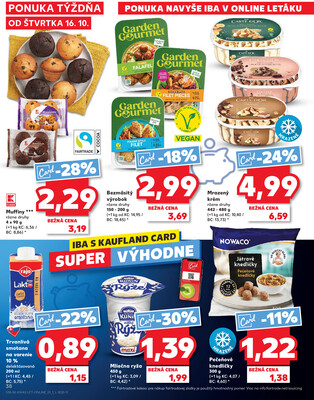 Kaufland 16.10. - 22.10. - Kaufland Tvrdošín