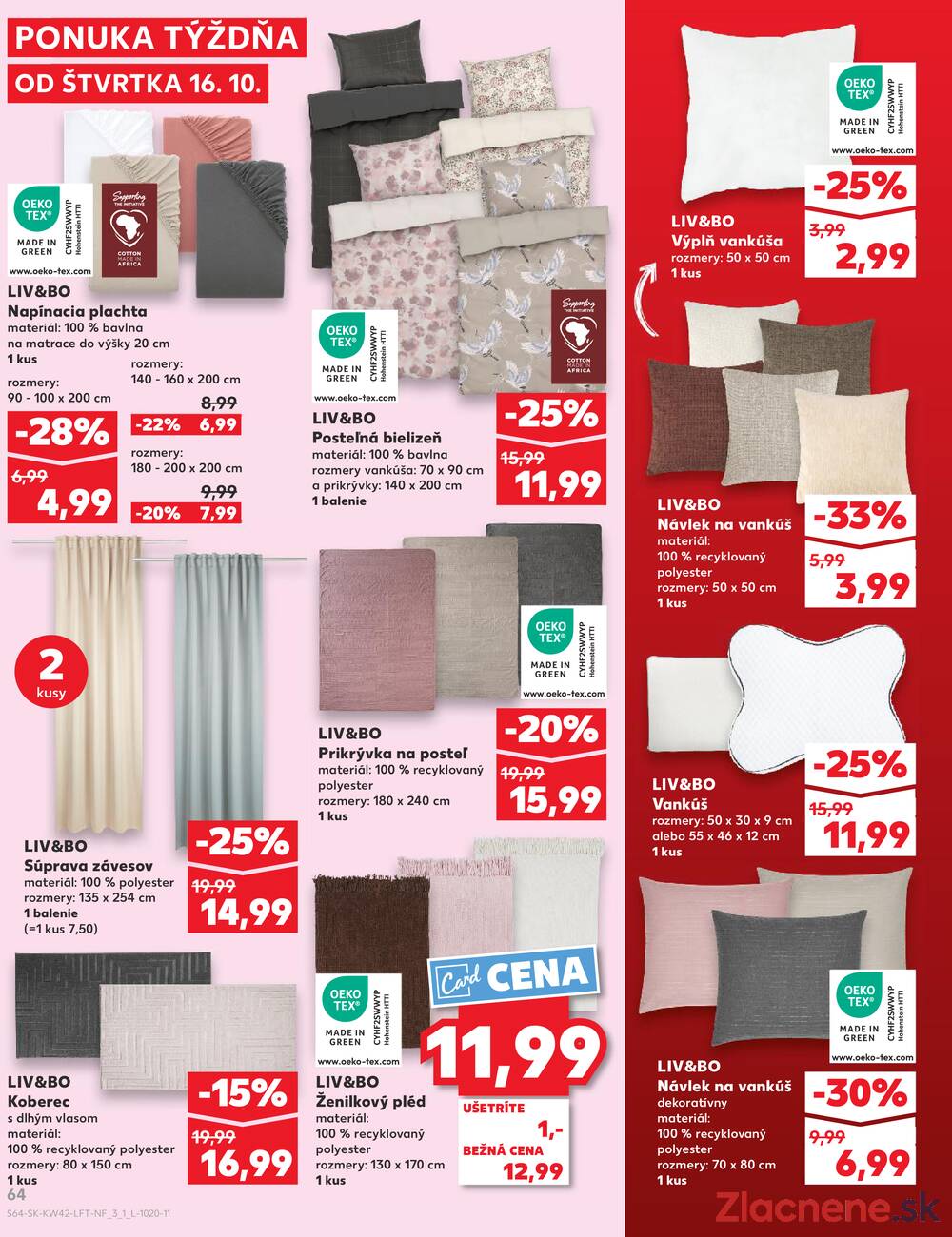 Leták Kaufland - Kaufland 16.10. - 22.10. - Kaufland Bytča - strana 64
