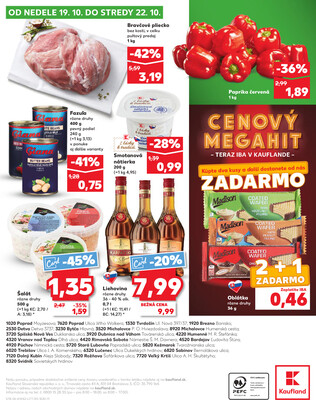 Kaufland 16.10. - 22.10. - Kaufland Bytča