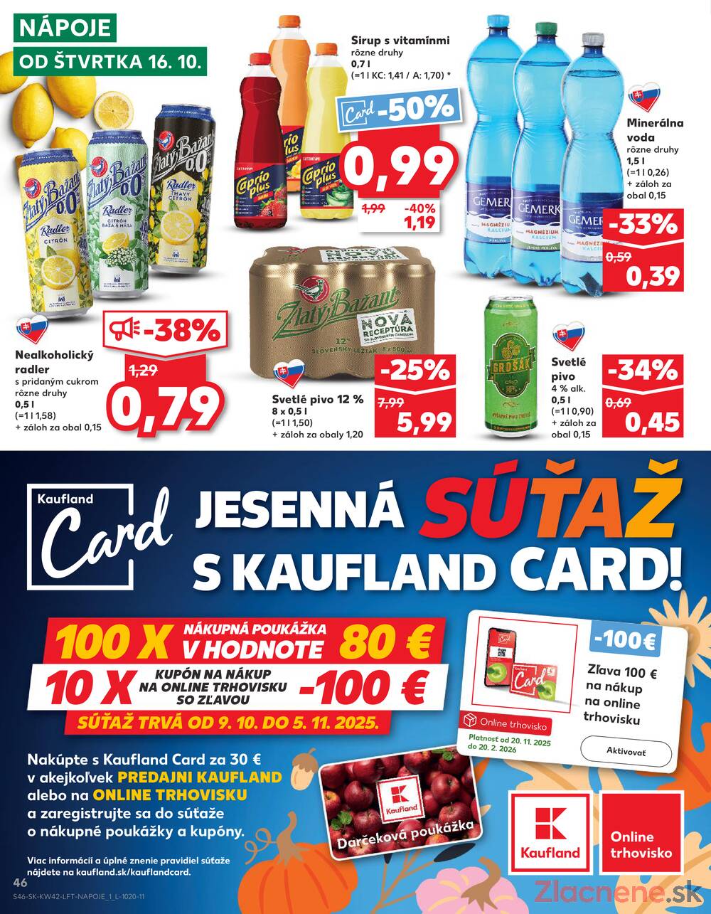 Leták Kaufland - Kaufland 16.10. - 22.10. - Bratislava-Patrónka - strana 46