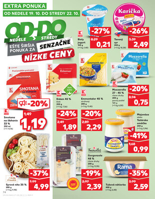 Kaufland 16.10. - 22.10. - Kaufland Prešov - Sekčov 