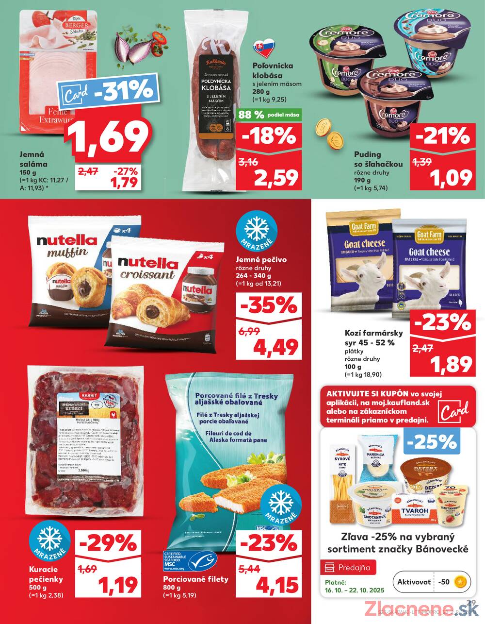 Leták Kaufland - Kaufland 16.10. - 22.10. - Kaufland Šamorín-Mliečno - Krajinská cesta - strana 29