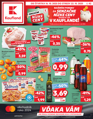 Leták Kaufland 16.10. - 22.10. - Kaufland Poprad - Moyzesova