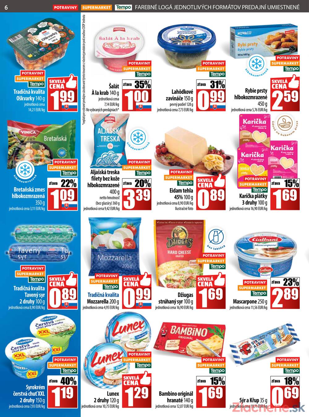 Leták COOP Jednota Slovensko - COOP do 22.10. - strana 6