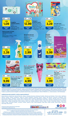 Tesco supermarkety od 22.10. do 28.10.2025