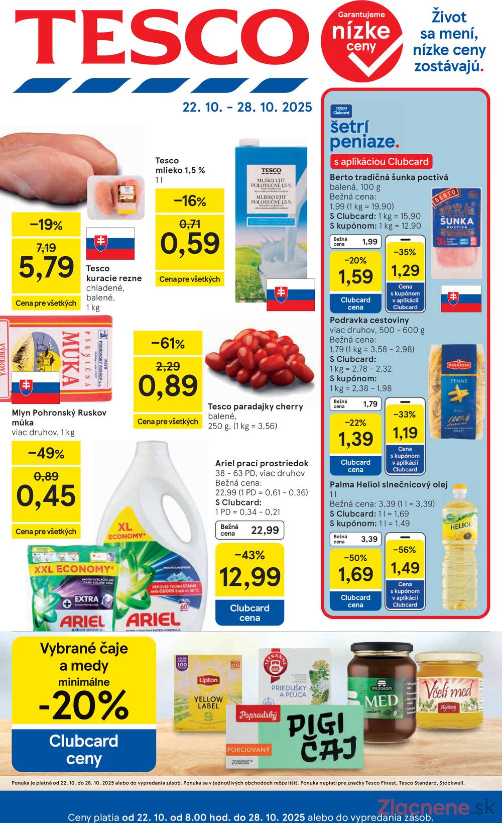 Leták Tesco - Tesco malé hypermarkety od 22.10. do 28.10.2025 - strana 1