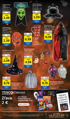 Tesco malé hypermarkety od 22.10. do 28.10.2025
