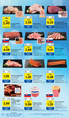 Tesco malé hypermarkety od 22.10. do 28.10.2025