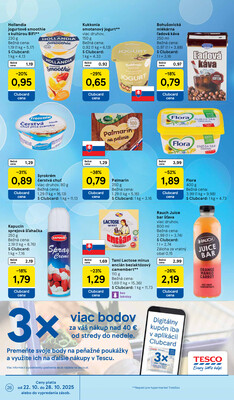 Tesco malé hypermarkety od 22.10. do 28.10.2025