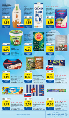 Tesco malé hypermarkety od 22.10. do 28.10.2025