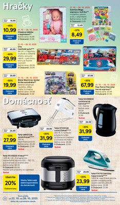 Tesco malé hypermarkety od 22.10. do 28.10.2025