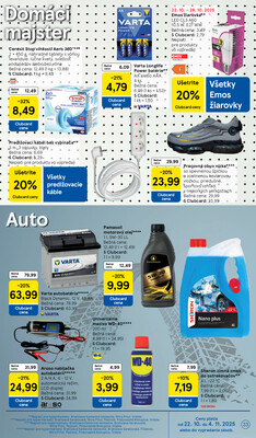 Tesco malé hypermarkety od 22.10. do 28.10.2025
