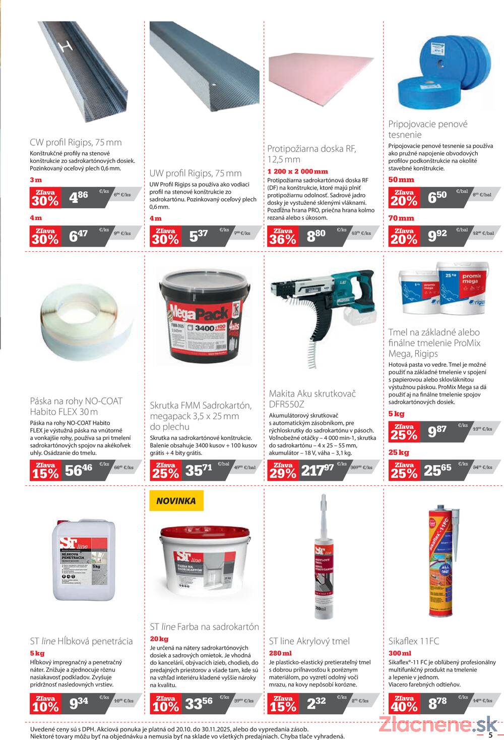 Leták STAVMAT
		  platný do 30.11.2025 - strana 5