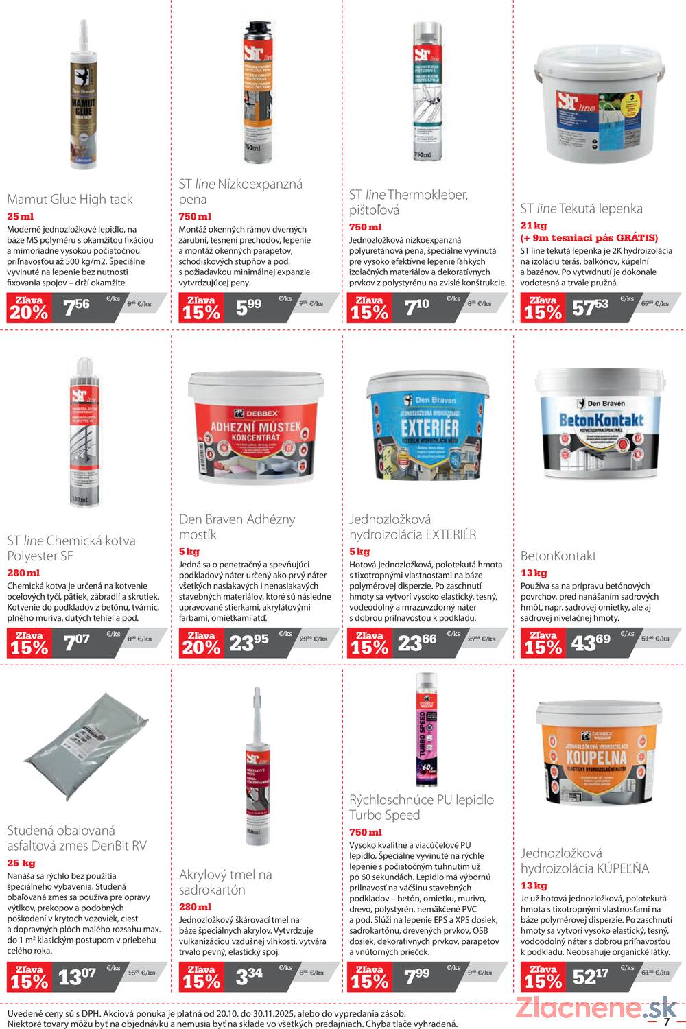 Leták STAVMAT
		  platný do 30.11.2025 - strana 7