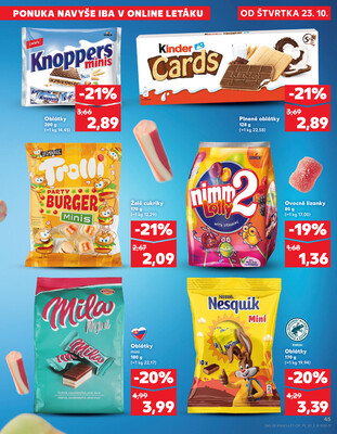 Leták Kaufland
		  platný do 29.10.2025 - strana 45