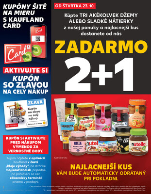 Kaufland 23.10. - 29.10. - Kaufland Púchov