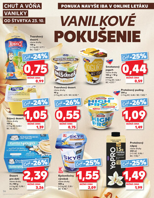 Kaufland 23.10. - 29.10. - Kaufland Púchov