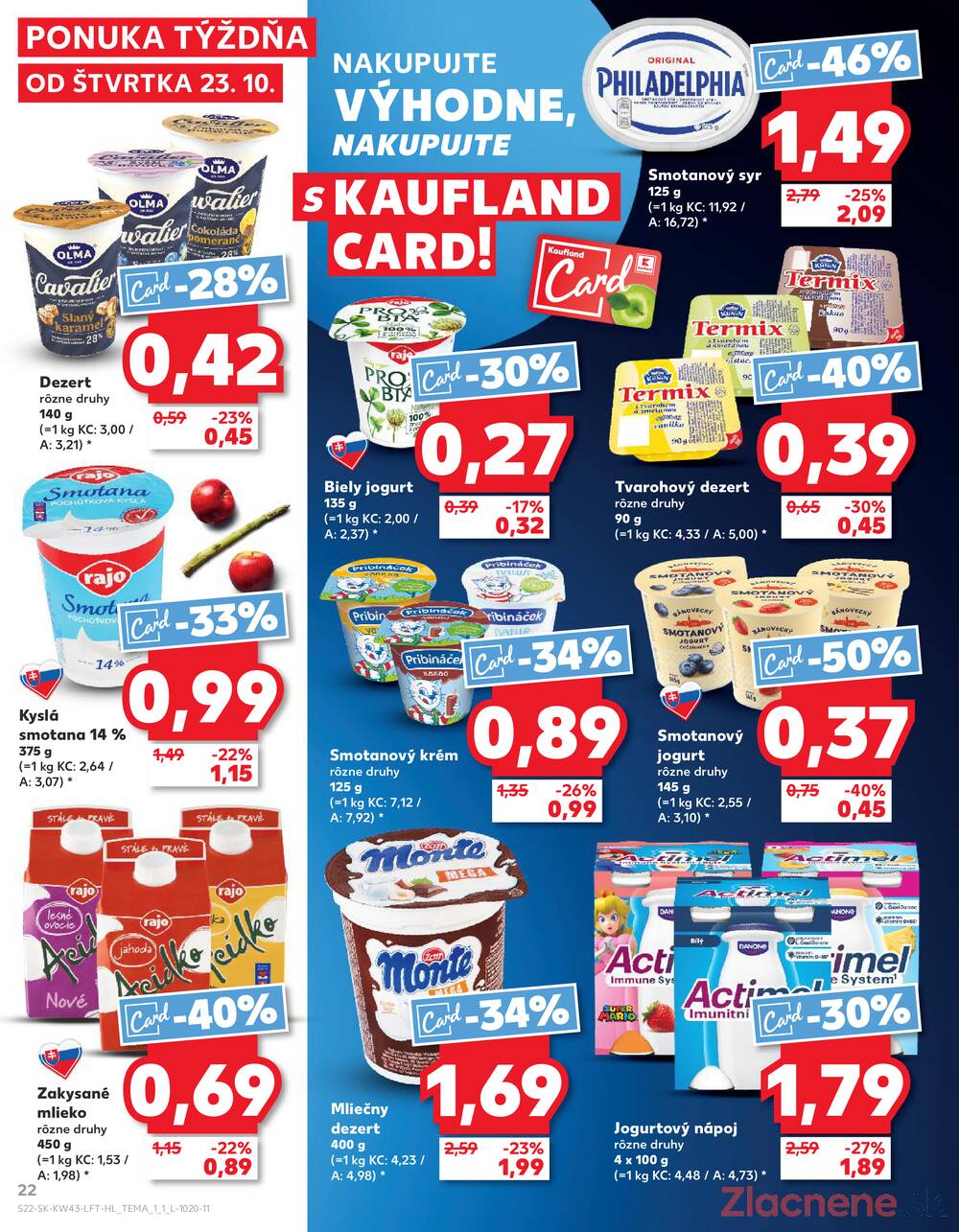 Leták Kaufland - Kaufland 23.10. - 29.10. - Kaufland Michalovce (Humenská cesta) - strana 22