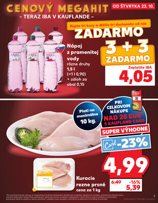 Kaufland 23.10. - 29.10. - Kaufland Michalovce (Humenská cesta)
