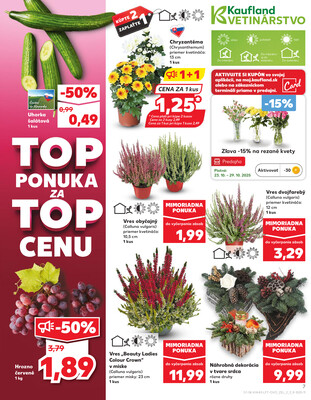 Kaufland 23.10. - 29.10. - Kaufland Michalovce (Humenská cesta)