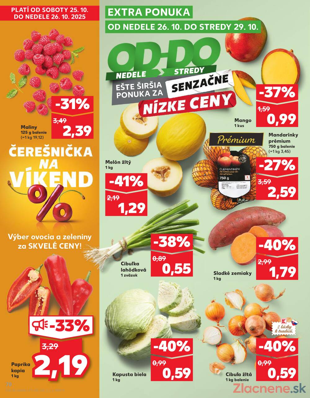 Leták Kaufland - Kaufland 23.10. - 29.10. - Kaufland Zlaté Moravce - strana 70 Leták Kaufland - Kaufland 23.10. - 29.10. - Kaufland Zlaté Moravce - strana 70