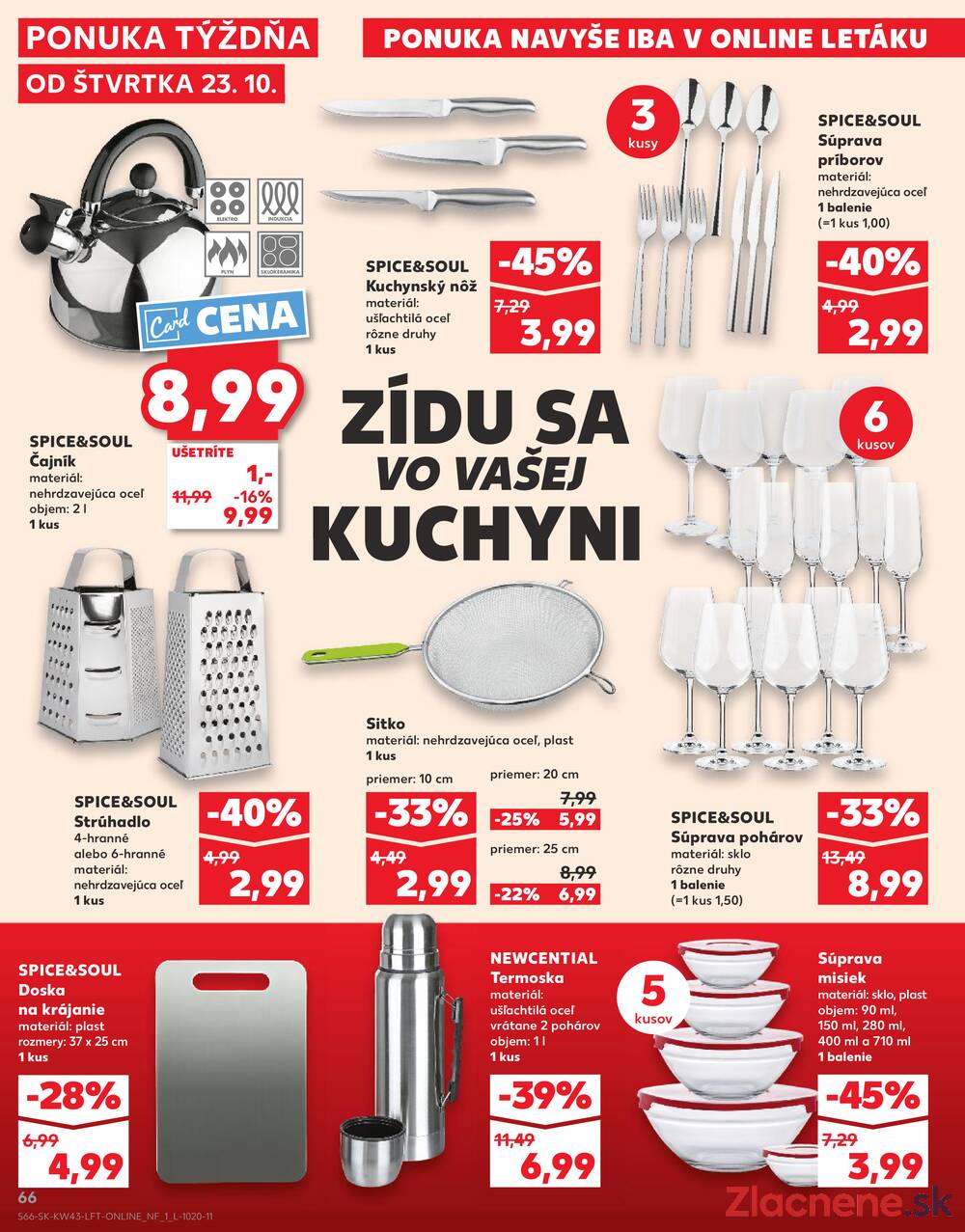 Leták Kaufland - Kaufland 23.10. - 29.10. - Kaufland Trnava - Nová ul. - strana 66 Leták Kaufland - Kaufland 23.10. - 29.10. - Kaufland Trnava - Nová ul. - strana 66