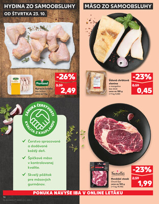 Kaufland 23.10. - 29.10. - Bratislava-Patrónka