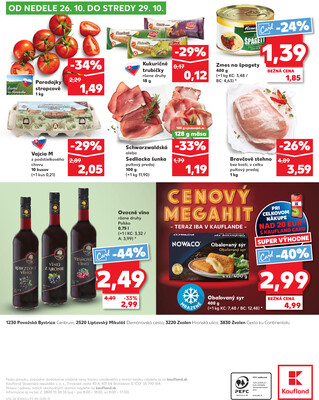 Kaufland 23.10. - 29.10. - Kaufland Liptovský Mikuláš
