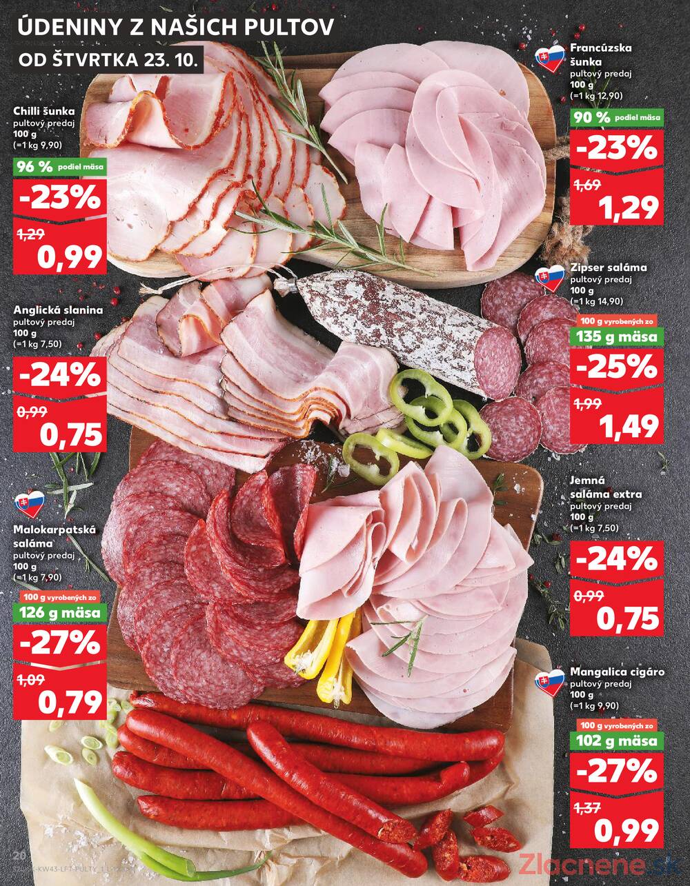 Leták Kaufland - Kaufland 23.10. - 29.10. - Kaufland (Kasárenská, Šamorín) - strana 20 Leták Kaufland - Kaufland 23.10. - 29.10. - Kaufland (Kasárenská, Šamorín) - strana 20