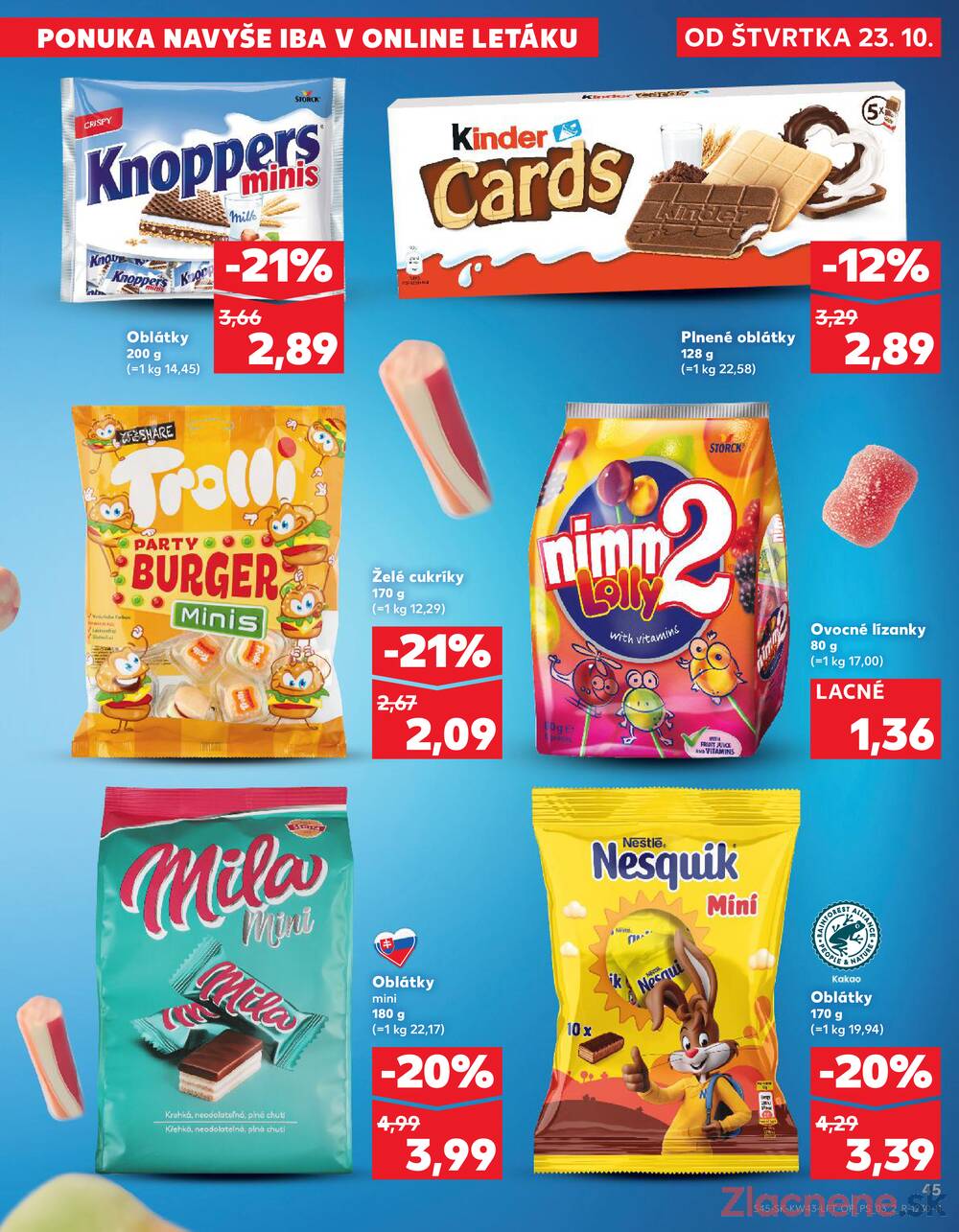 Leták Kaufland - Kaufland 23.10. - 29.10. - Kaufland (Kasárenská, Šamorín) - strana 45 Leták Kaufland - Kaufland 23.10. - 29.10. - Kaufland (Kasárenská, Šamorín) - strana 45