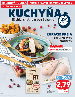 Kaufland 23.10. - 29.10. - Kaufland (Kasárenská, Šamorín)