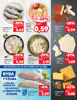 Kaufland 23.10. - 29.10. - Kaufland Bratislava - Nové Mesto