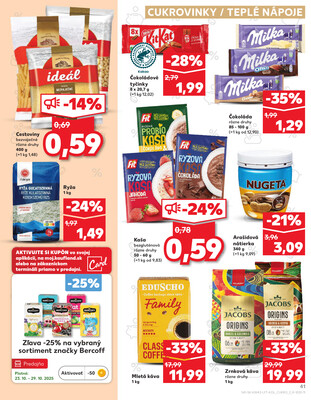 Kaufland 23.10. - 29.10. - Kaufland Bratislava - Nové Mesto