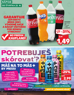 Kaufland 23.10. - 29.10. - Kaufland Bratislava - Nové Mesto