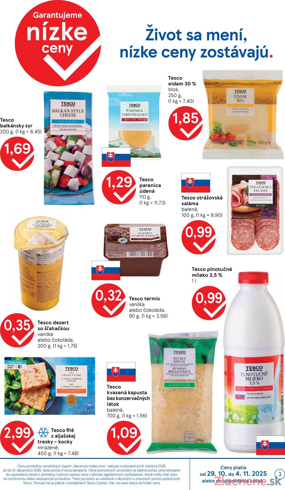 Leták Tesco - Tesco malé hypermarkety od 29.10. do 4.11.2025 - strana 3 Leták Tesco - Tesco malé hypermarkety od 29.10. do 4.11.2025 - strana 3