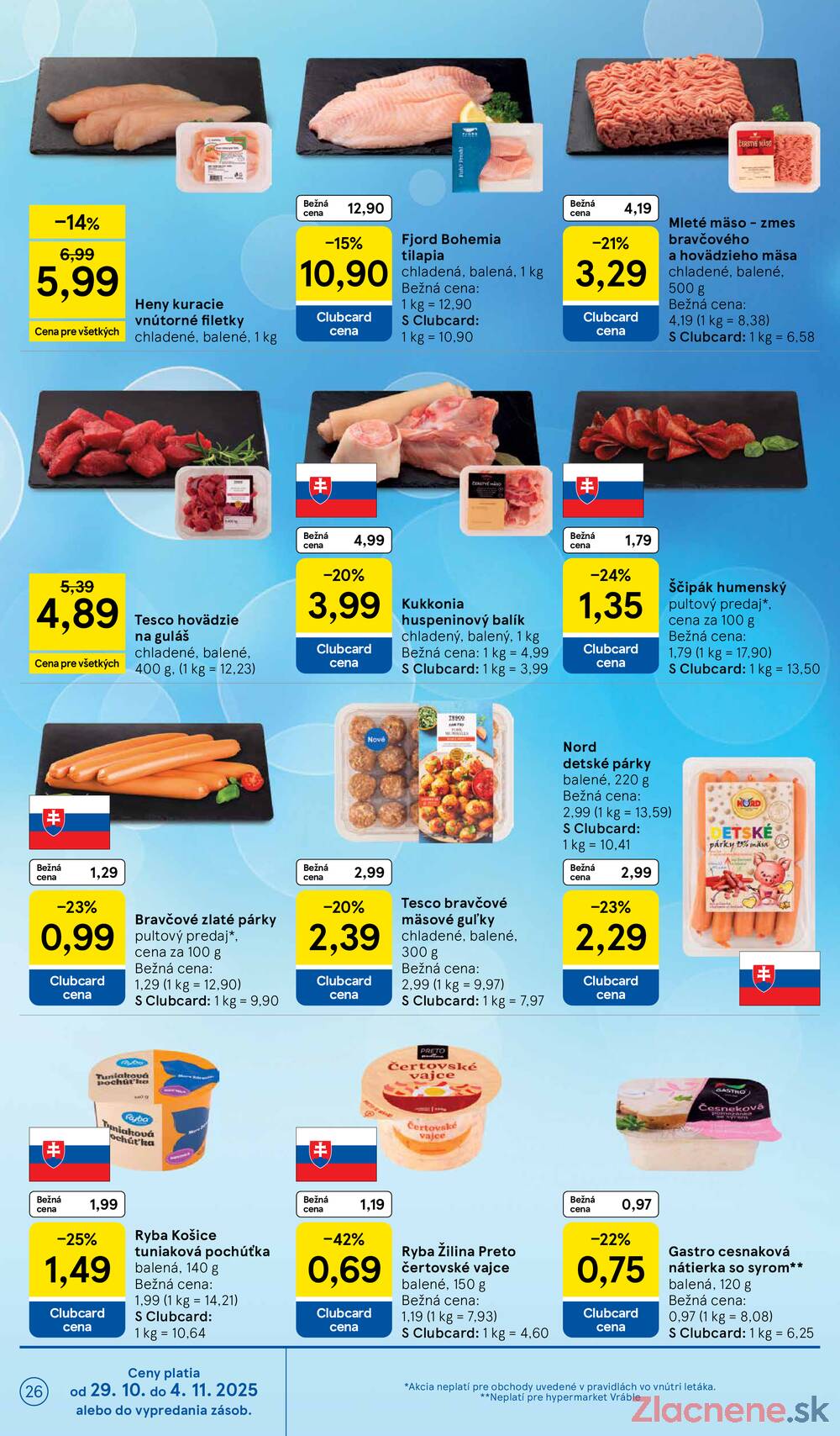 Leták Tesco - Tesco malé hypermarkety od 29.10. do 4.11.2025 - strana 26 Leták Tesco - Tesco malé hypermarkety od 29.10. do 4.11.2025 - strana 26