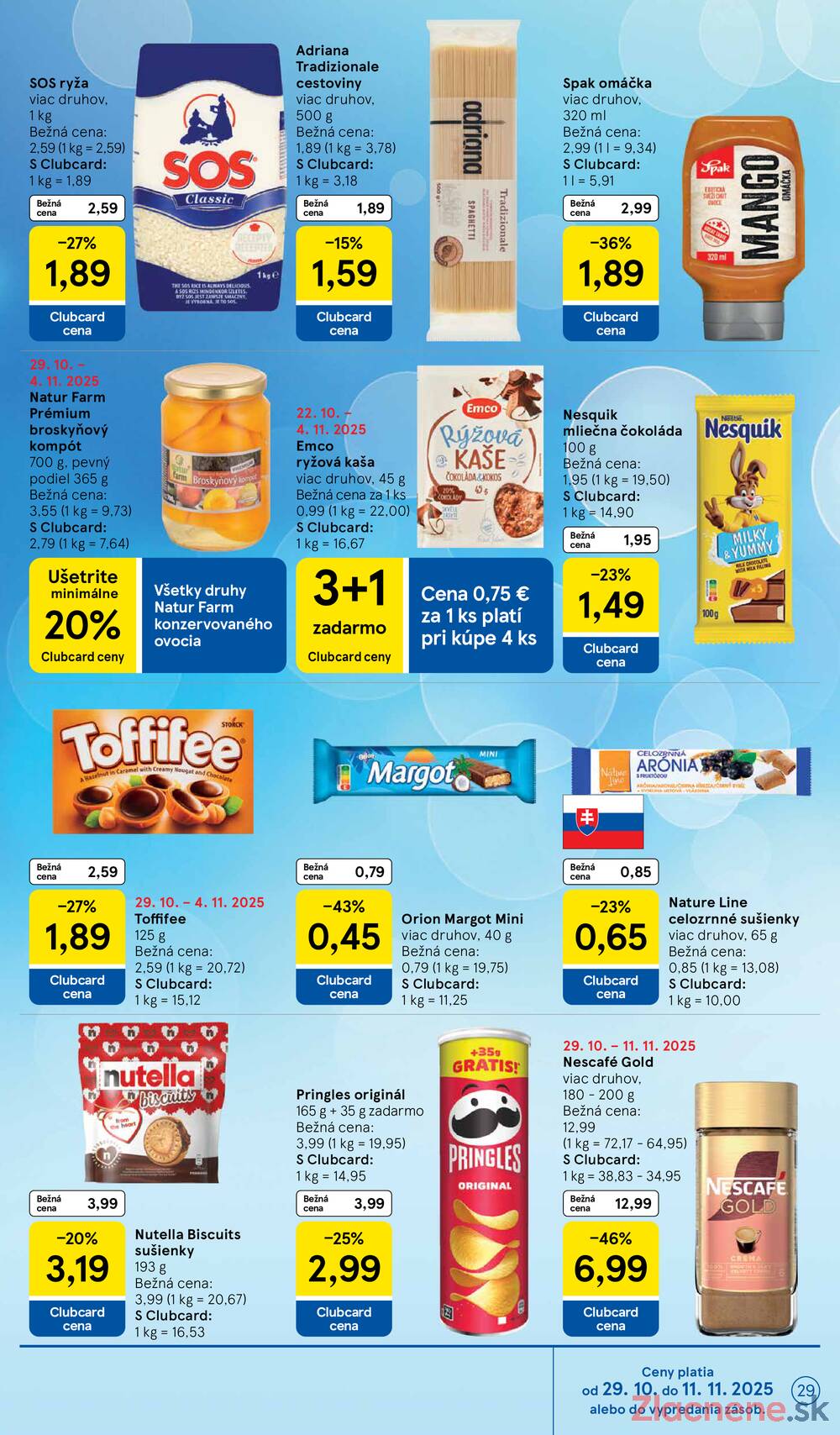 Leták Tesco - Tesco malé hypermarkety od 29.10. do 4.11.2025 - strana 29 Leták Tesco - Tesco malé hypermarkety od 29.10. do 4.11.2025 - strana 29