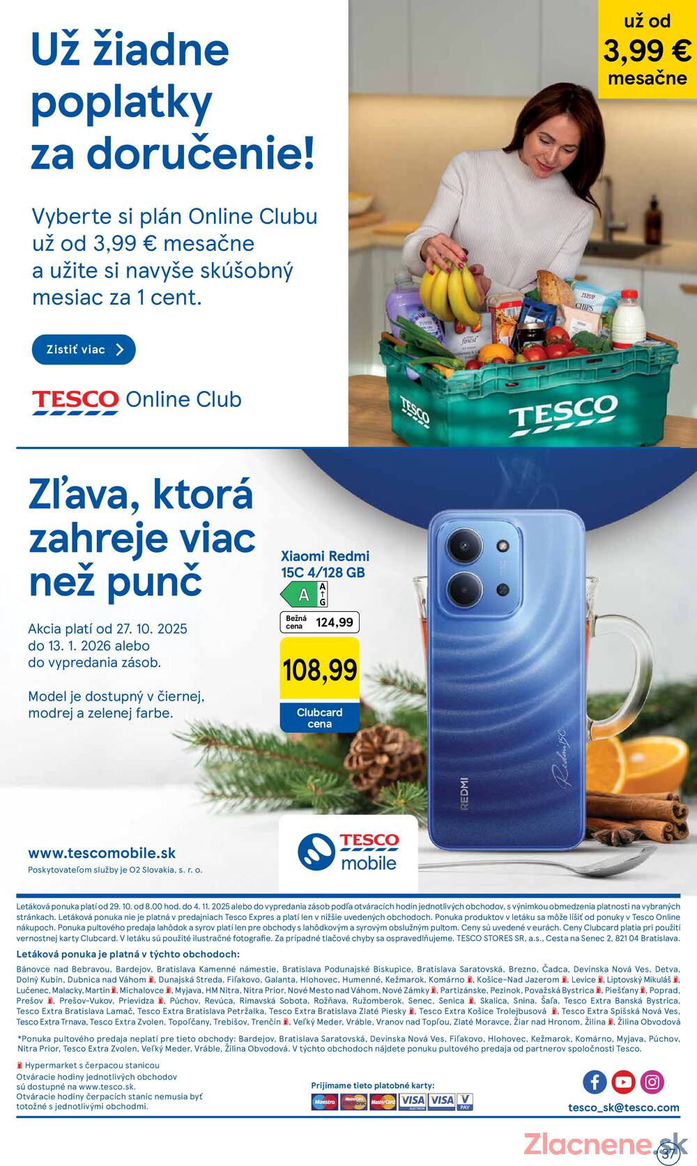 Leták Tesco - Tesco malé hypermarkety od 29.10. do 4.11.2025 - strana 37 Leták Tesco - Tesco malé hypermarkety od 29.10. do 4.11.2025 - strana 37