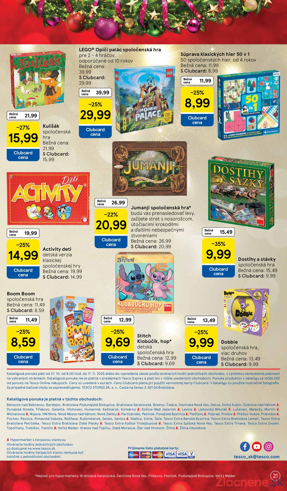 Leták Tesco
platný do 17.11.2025 - strana 21